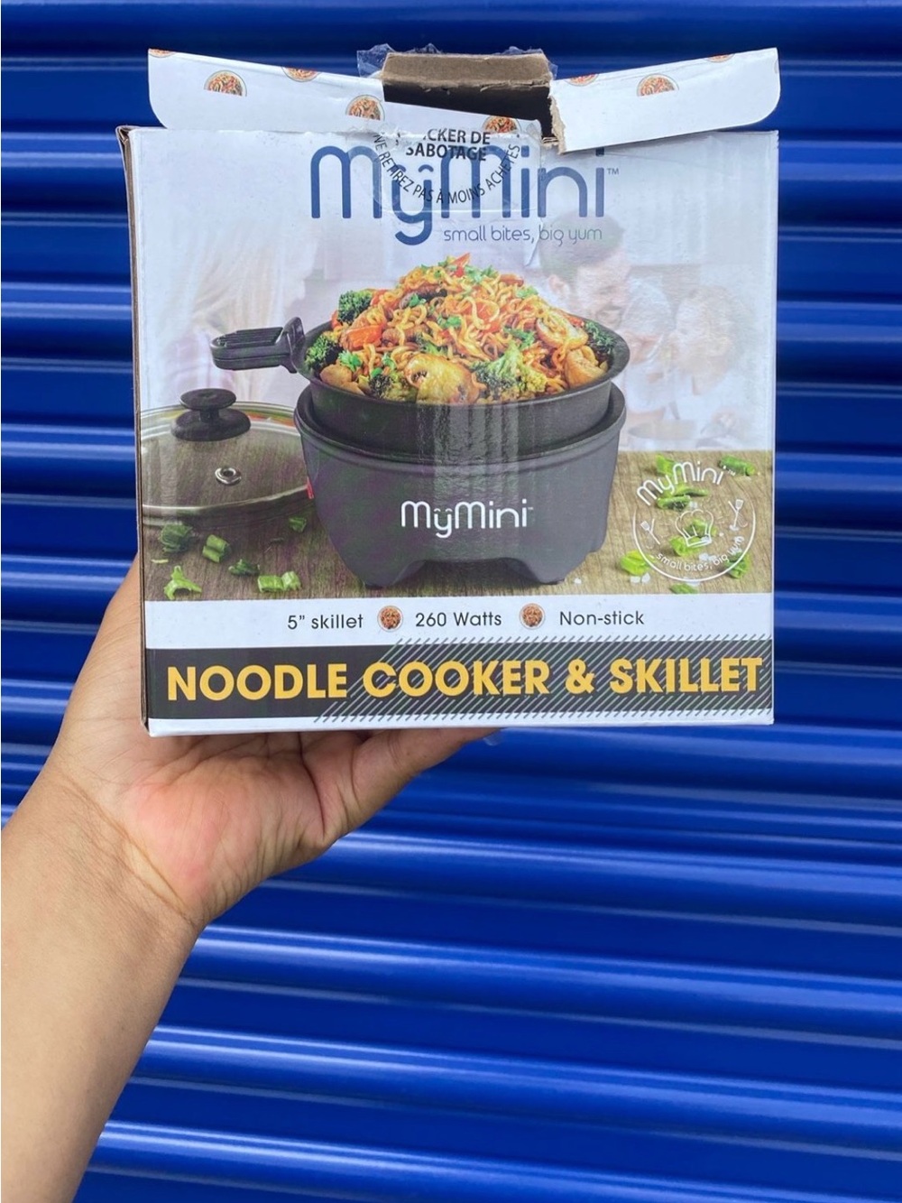 Black Noodle Cooker & Skillet - Compact Non-Stick 5"